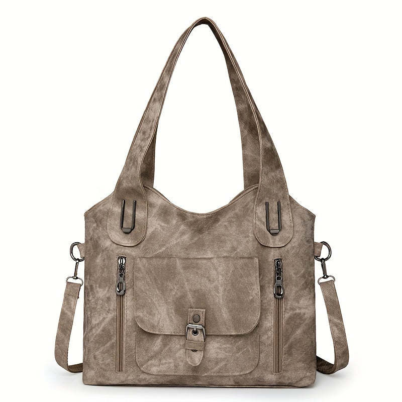 Women’s Stylish Vintage Shoulder Bag | Multi-Pocket