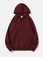 Men's Drawsting Winter Plain Hoodie | Gym