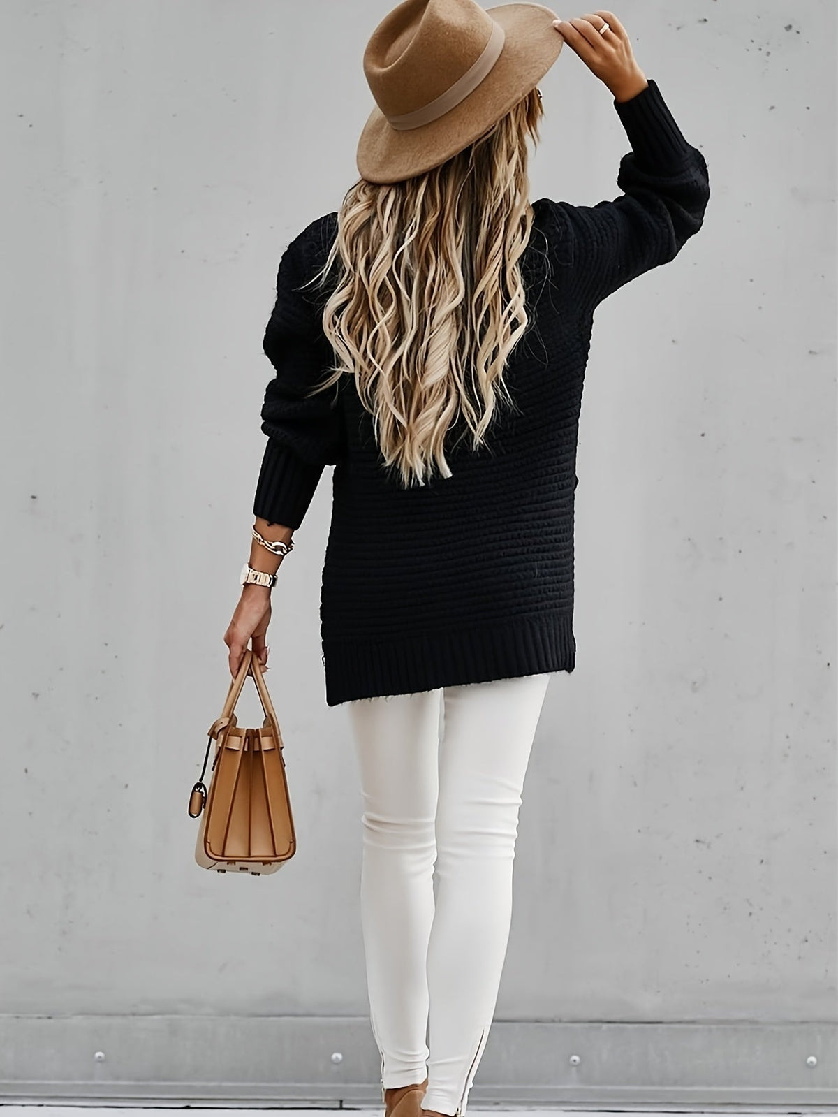 Women's Chunky Knitted Sweater | Winter
