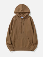 Men's Drawsting Winter Plain Hoodie | Gym