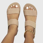 Women's Elegant Thick Sole Platform Summer Sandals | Ankle Strap
