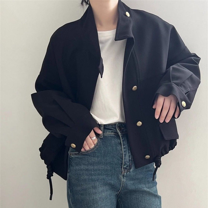 Women's Casual Oversized Jacket | Drawstring-Hem