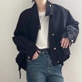Women's Casual Oversized Jacket | Drawstring-Hem