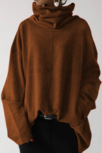 Women's Plain Streetwear Oversized Hoodie | Winter