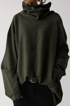 Women's Plain Streetwear Oversized Hoodie | Winter