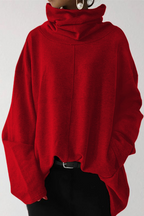 Women's Plain Streetwear Oversized Hoodie | Winter