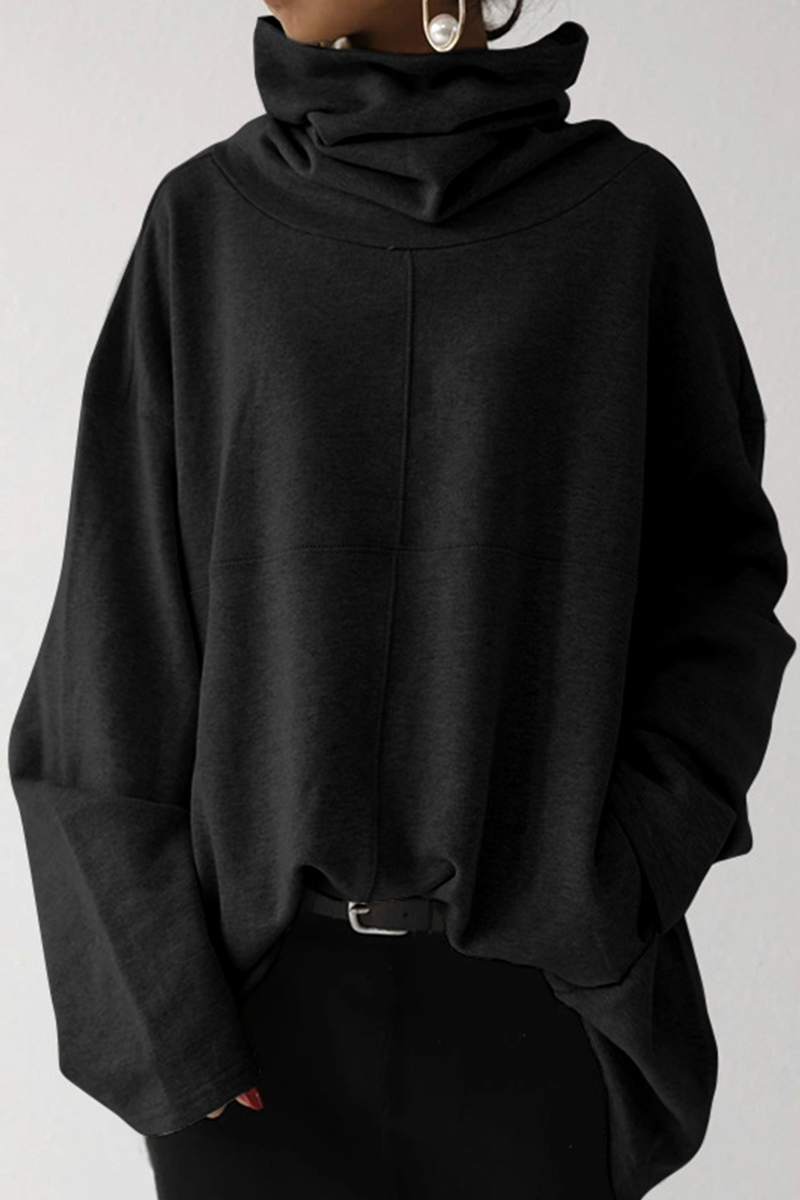 Women's Plain Streetwear Oversized Hoodie | Winter