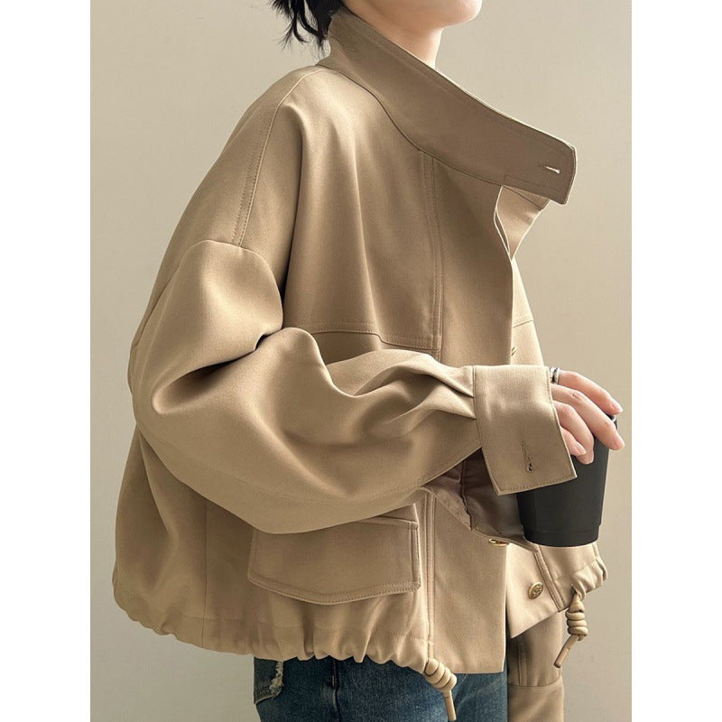 Women's Casual Oversized Jacket | Drawstring-Hem