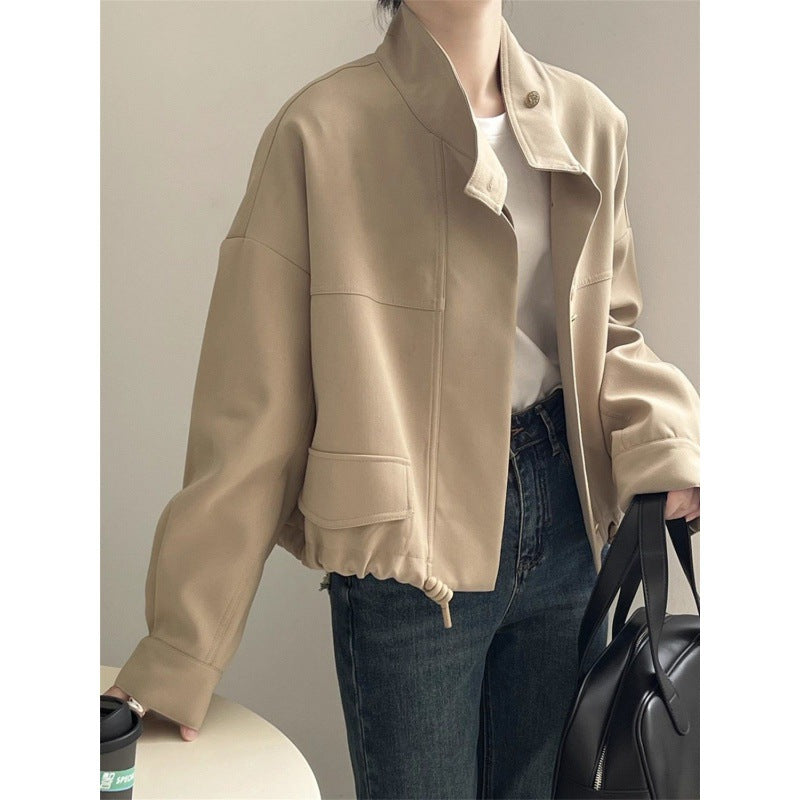 Women's Casual Oversized Jacket | Drawstring-Hem
