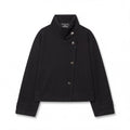 Women's Pockets Button Cropped Coat | Winter