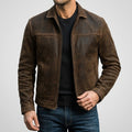 Men's Zip Up Winter Casual Jacket | Collared