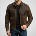 Men's Zip Up Winter Casual Jacket | Collared