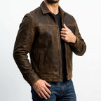 Men's Zip Up Winter Casual Jacket | Collared