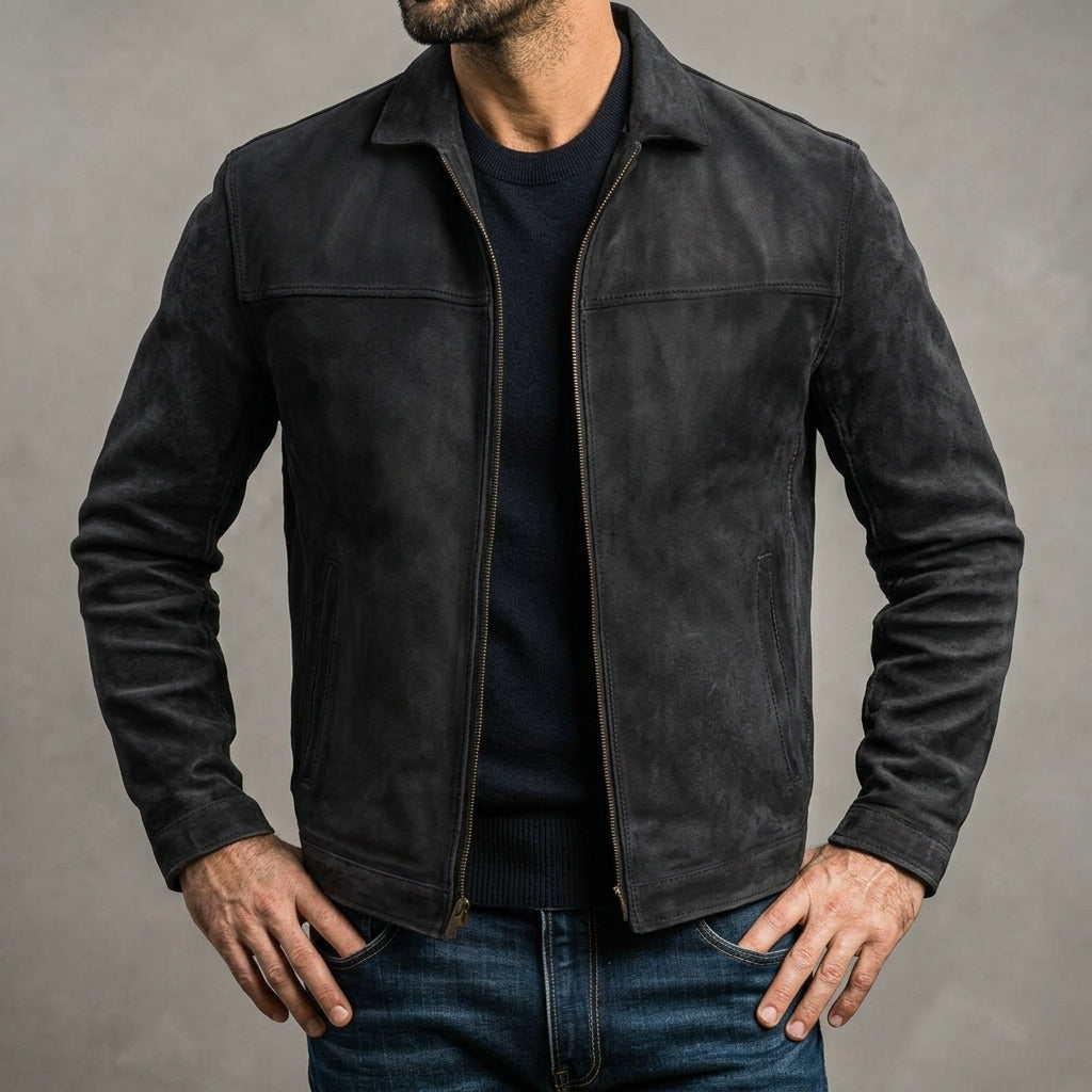 Men's Zip Up Winter Casual Jacket | Collared