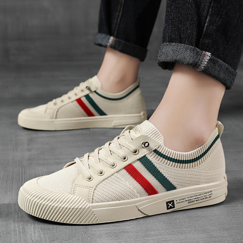 Men's Casual Streetwear Style Sneakers | Lace-Up