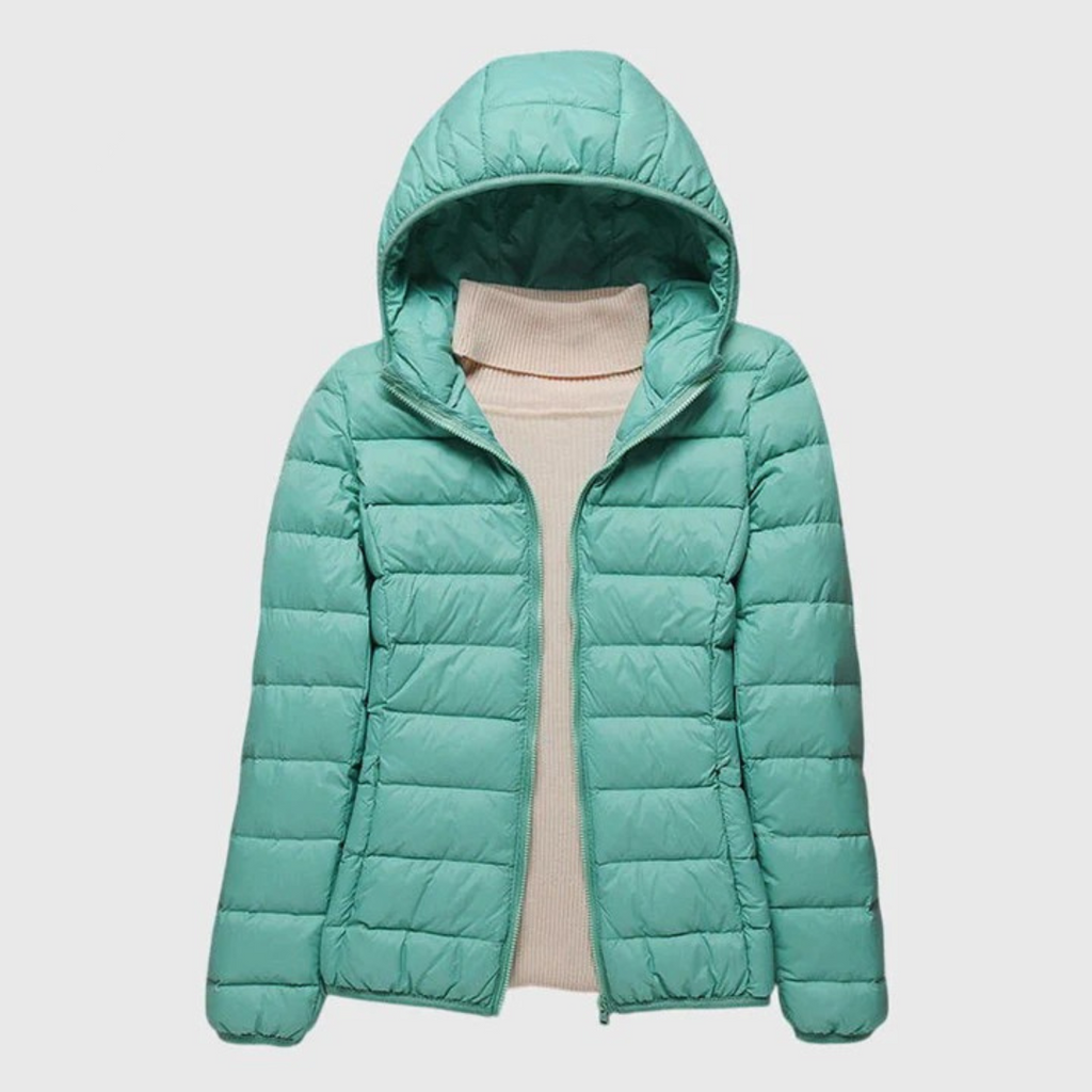 Women's Hooded Winter Puffer Jacket | Zip Up