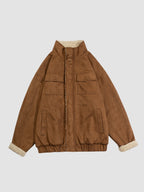 Women's Winter Long Sleeve  Zip Up Jacket | Oversized