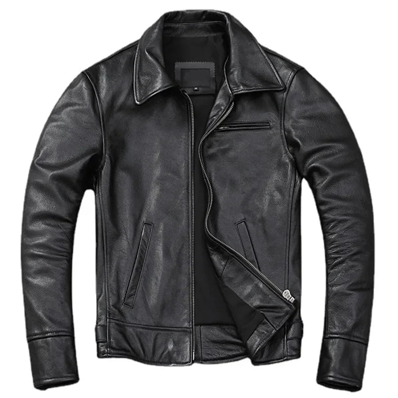 Men's Streetwear Collared Distressed Jacket | Zip Up