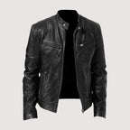 Men's Winter Zip Up Moto Jacket | Streetwear