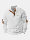 Men's Long Sleeve Winter Knit Sweater | Mock Neck