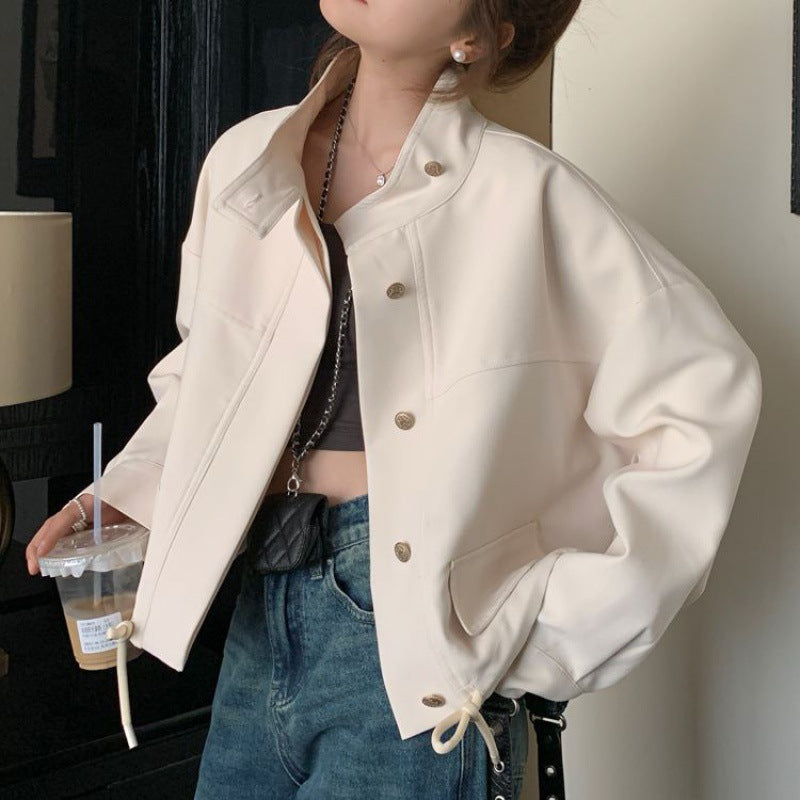 Women's Casual Oversized Jacket | Drawstring-Hem