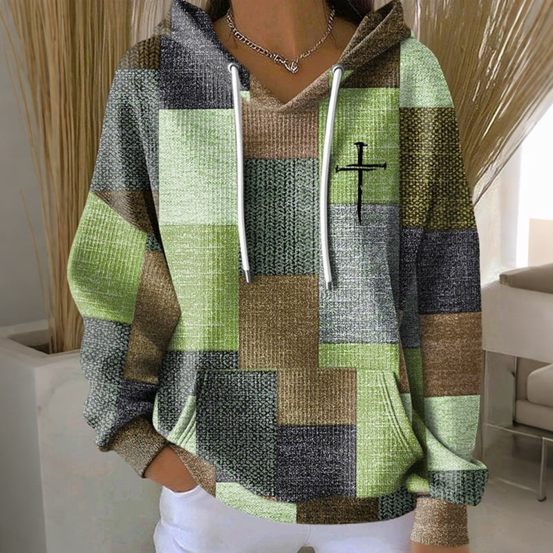 Women's Pattern Graphic Winter Hoodie | Streetwear