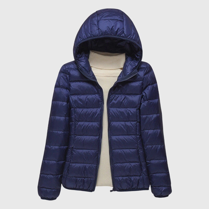 Women's Hooded Winter Puffer Jacket | Zip Up
