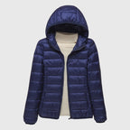 Women's Hooded Winter Puffer Jacket | Zip Up