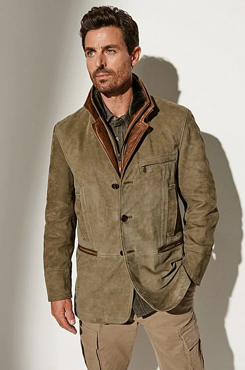 Men’s Contrast Blazer Jacket | Fall