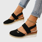Women's Closed Toe Wide Fit Sandals | Ankle Strap