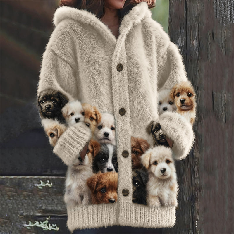 Women's Winter Oversized Cardigan | Hooded
