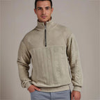 Men’s Cable Knit Half Zip Sweater | Winter