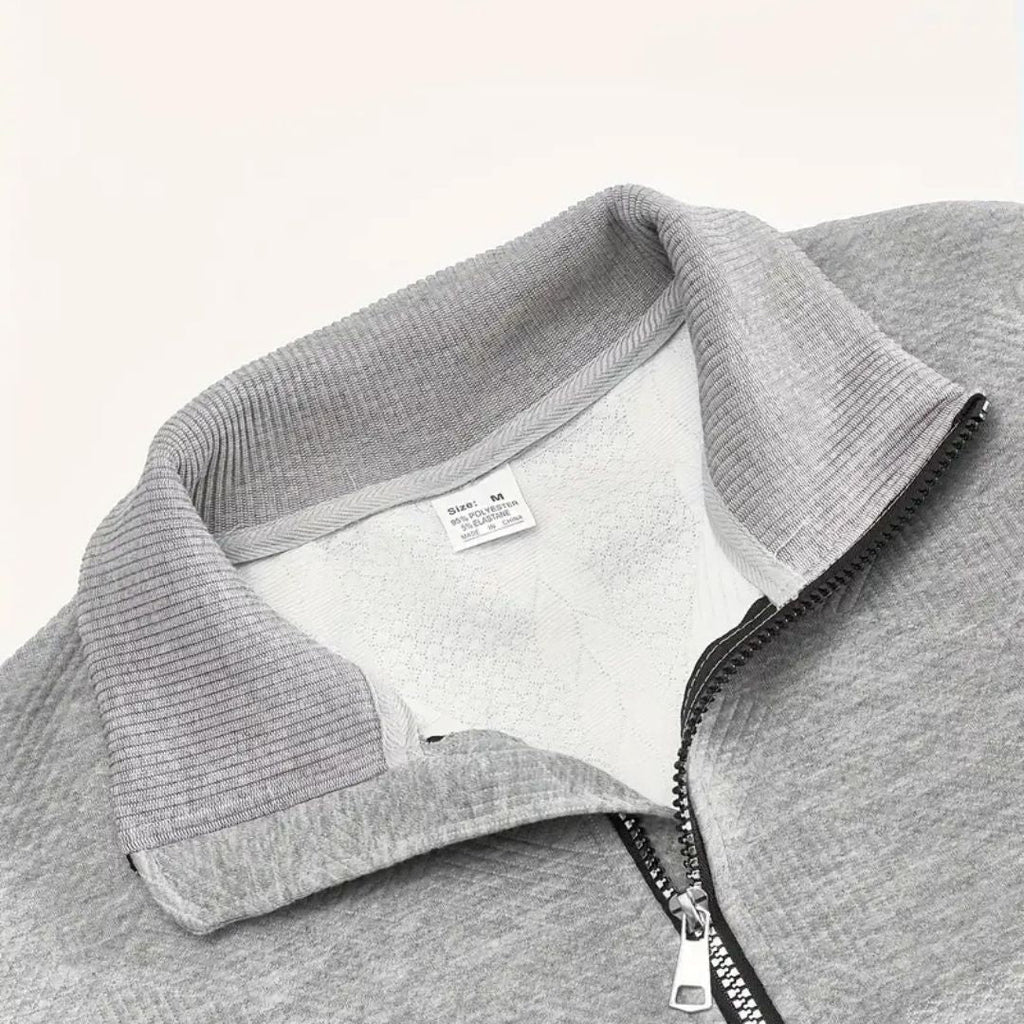 Men’s Cable Knit Half Zip Sweater | Winter