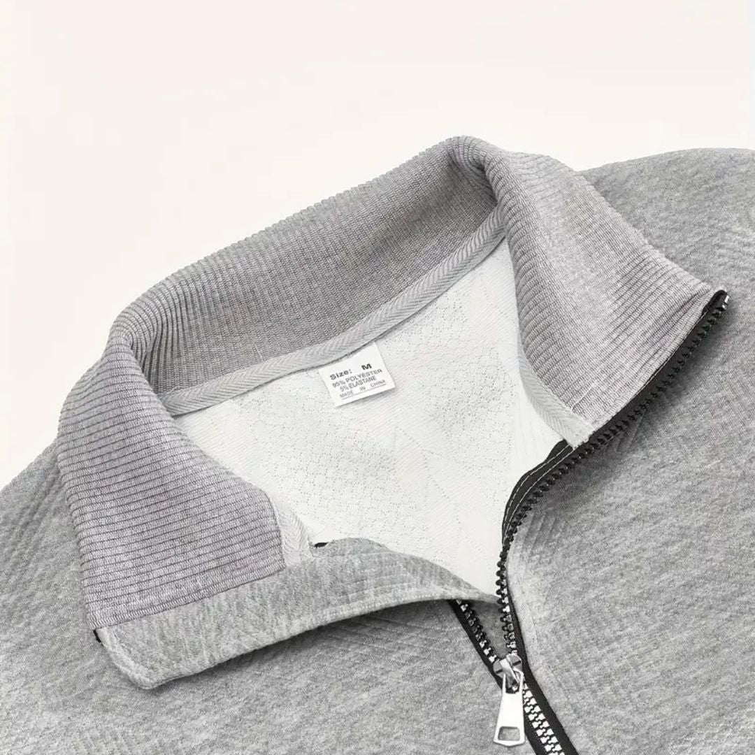 Men’s Cable Knit Half Zip Sweater | Winter