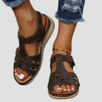Women's Cutout Sandals | Hook and Loop