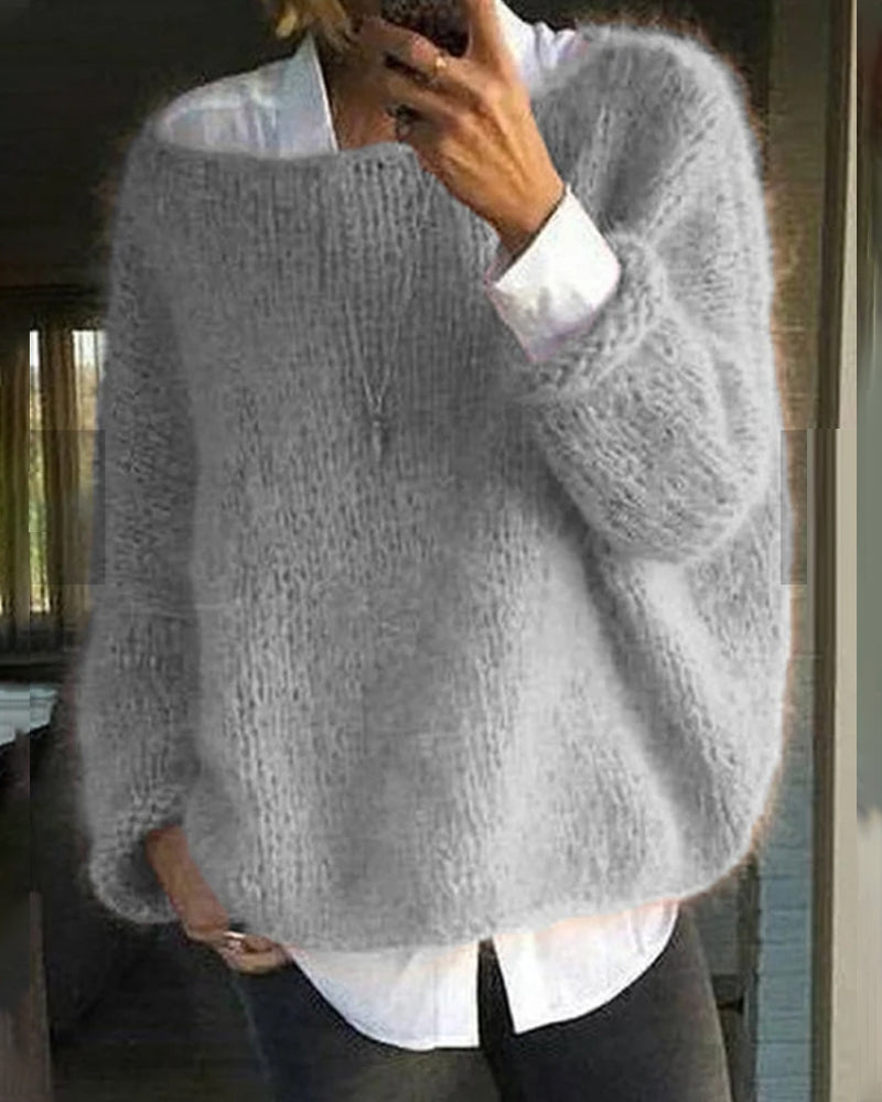 Women's Oversized Knit Sweater | Fall