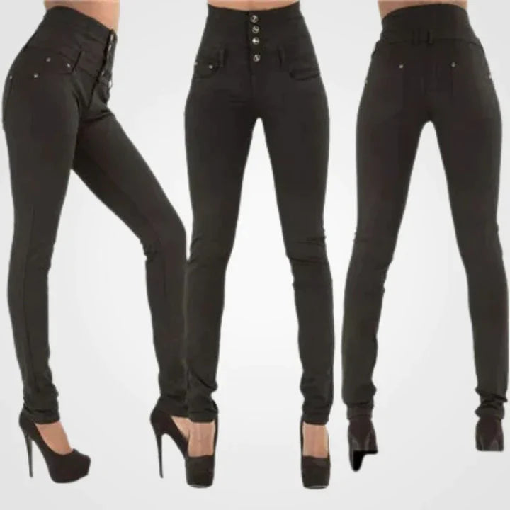 Women's Stylish High-Waisted Skinny Jeans | Casual