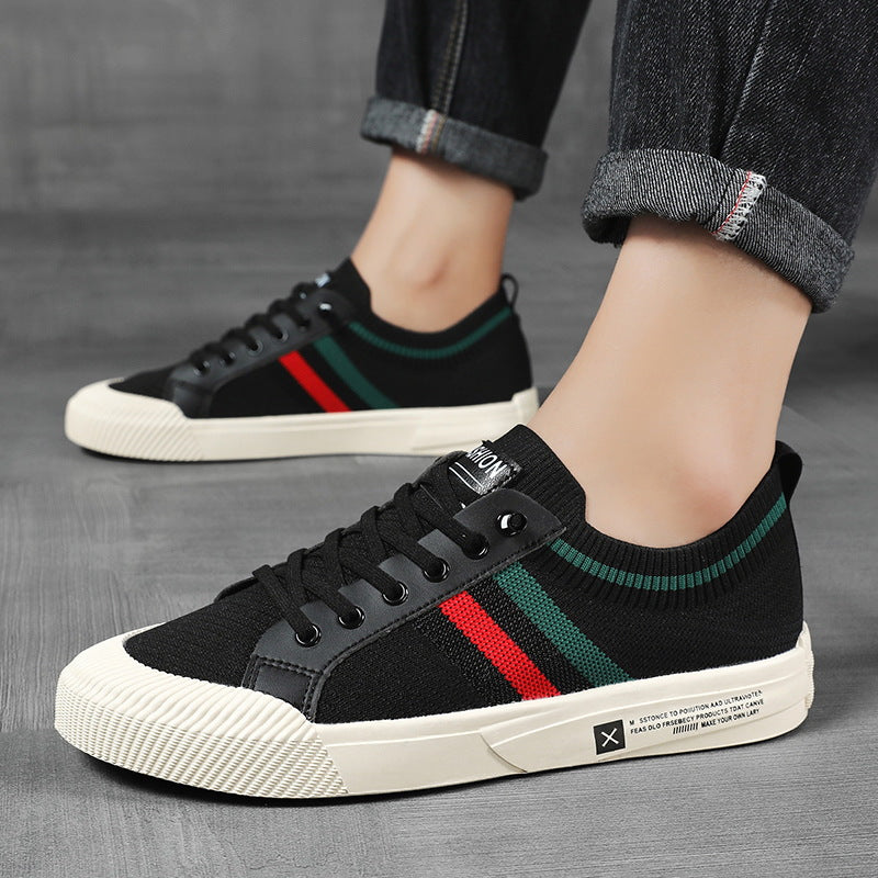 Men's Casual Streetwear Style Sneakers | Lace-Up