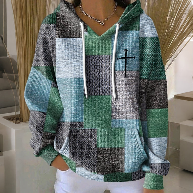 Women's Pattern Graphic Winter Hoodie | Streetwear
