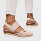 Women's Closed Toe Wide Fit Sandals | Ankle Strap