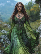 Women's Long Sleeve Party Maxi Dress | Halloween