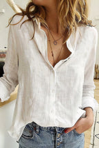 Women's Textured Button Down Shirt | Long Sleeves