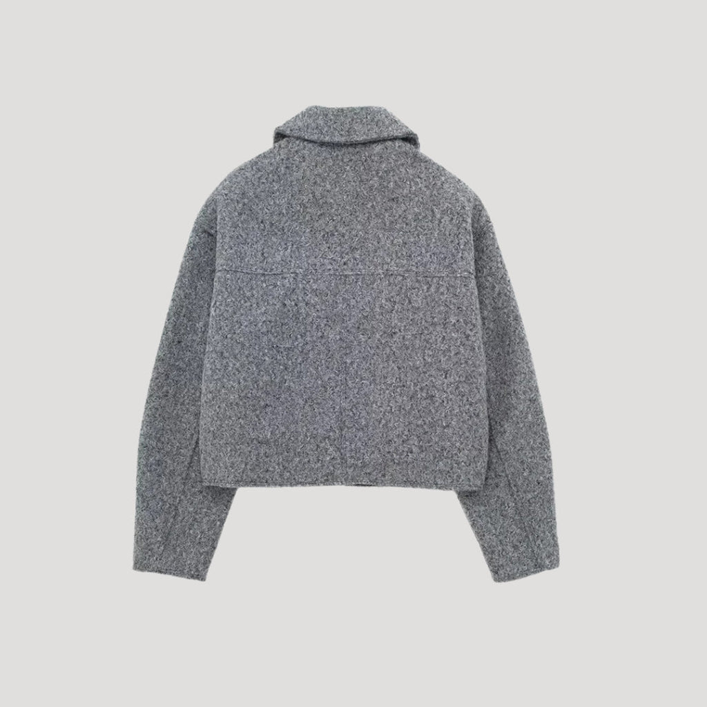 Women’s Winter Cropped Jacket | Zip-Up