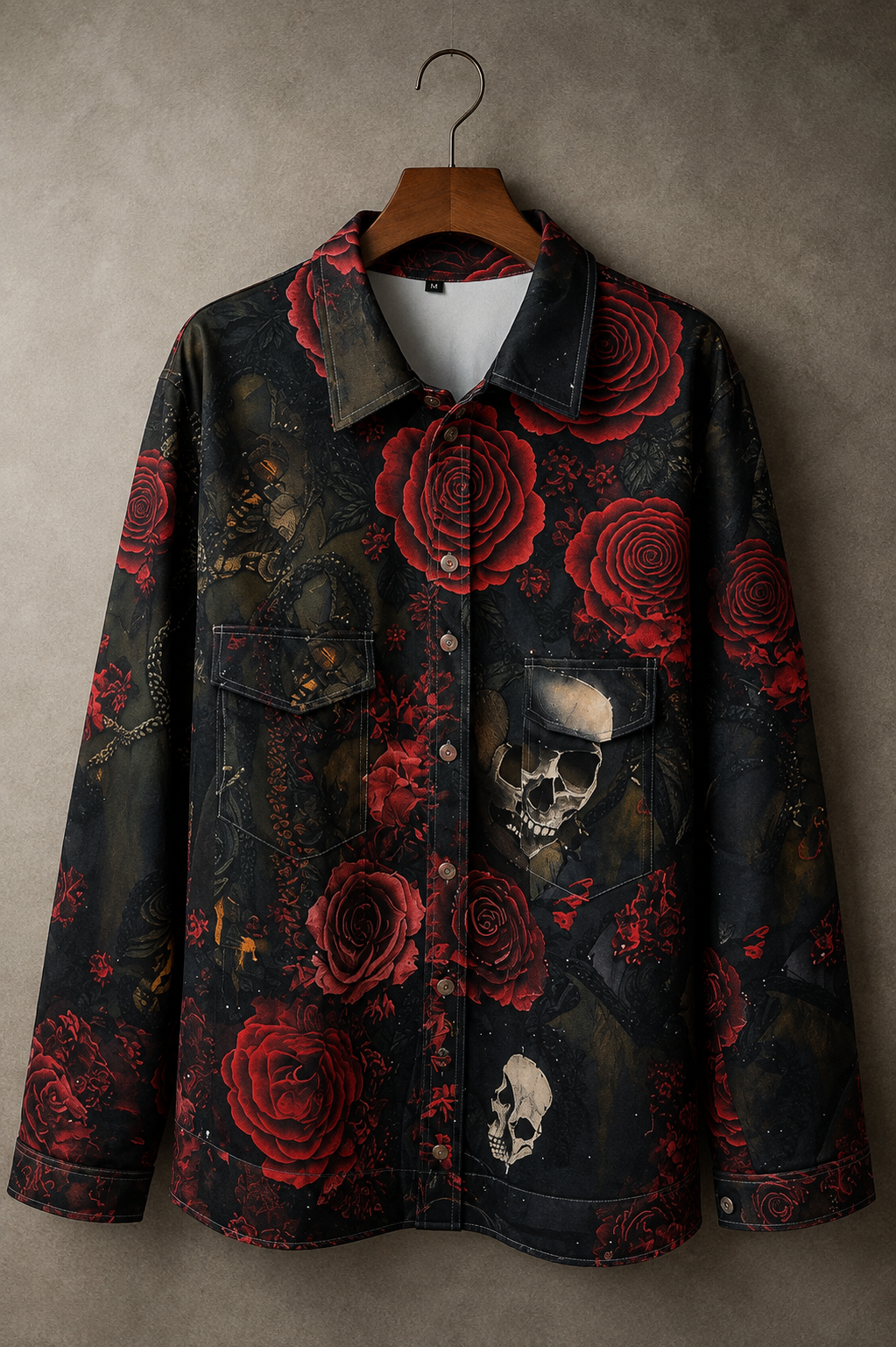 Men's Halloween Casual Collared Jacket | Winter