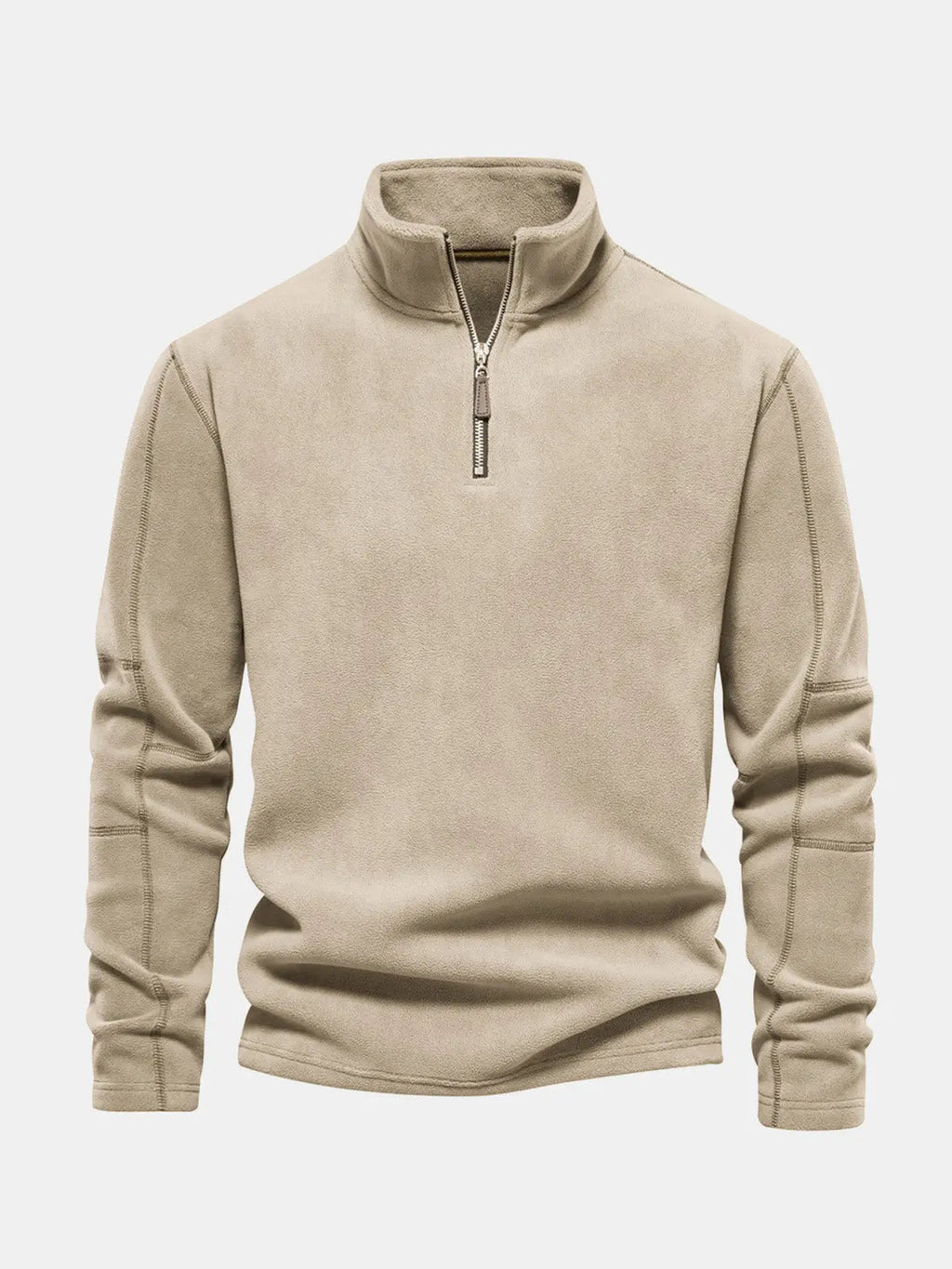 Men's Quarter-Zip Vintage Knit Sweater | Winter