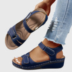 Women's Casual Comfort Ankle Strap Sandals | Hook and Loop