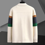 Men's Collar Knit Winter Jacket | Button Up