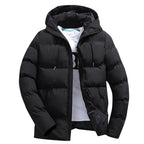 Men's Zip Up Winter Puffer Jacket | Hooded
