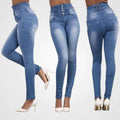 Women's Stylish High-Waisted Skinny Jeans | Casual