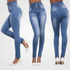 Women's Stylish High-Waisted Skinny Jeans | Casual